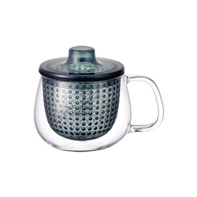 KINTO UNITEA Unimug, 350ml, Marine, Verre Résistant à la Chaleur, 22916