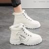 **Women Winter Snow Boots Fleece Lined Thick Waterproof Anti Slip Warm Martin Boots**