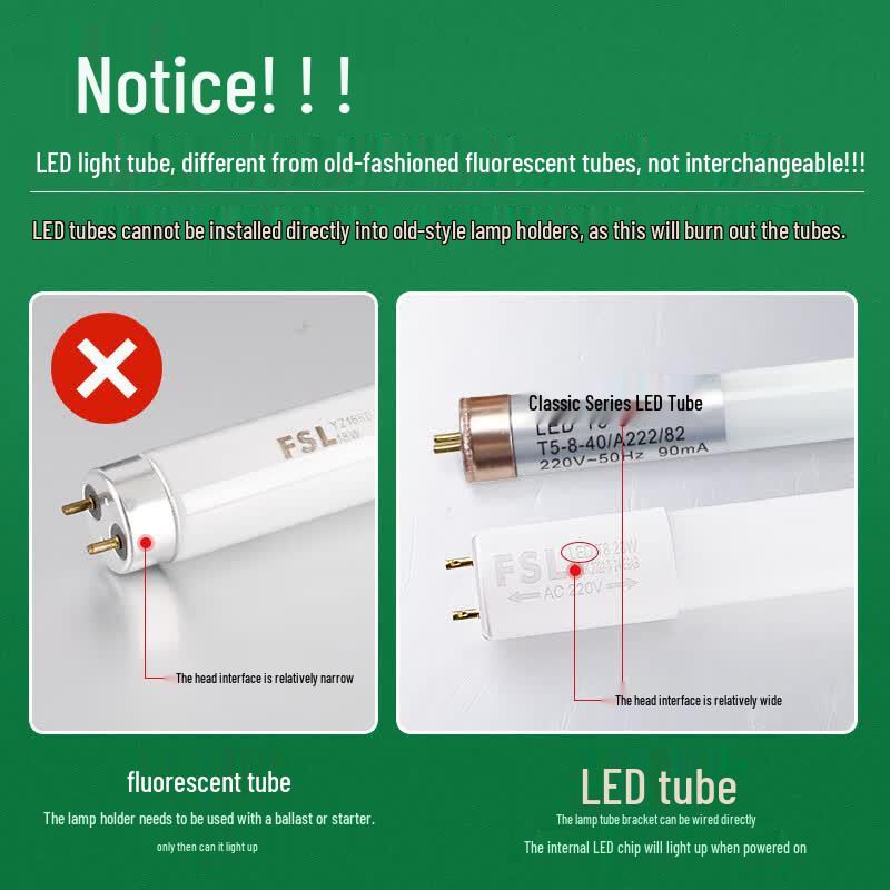 FSL T5 LED Double-Ended Fluorescent Tube