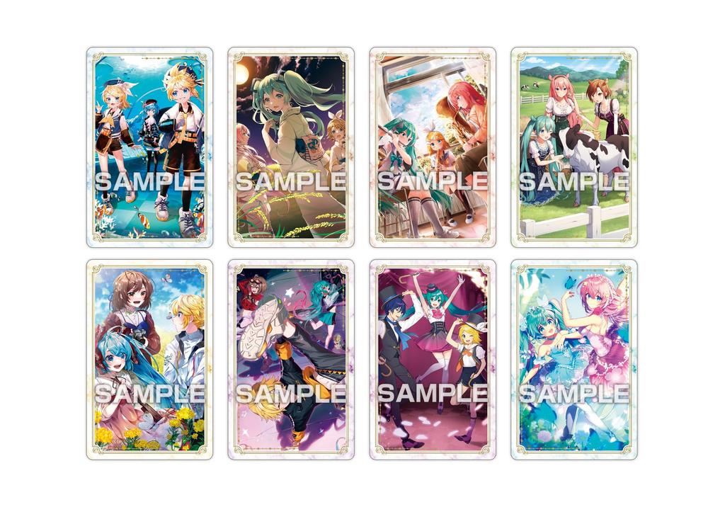 Ensky Hatsune Miku Metallic Card Collection Gum [First Press Limited Edition Box Purchase 16 Pieces]