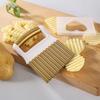 Stainless Steel Wavy Potato Knife Kitchen Gadgets Multifunctional Vegetable Cutter Wolf-tooth Potato Knife French Fries Cutter
