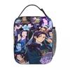 Enfermera En Apuros Lunch Box Lightweight Zip Lunch Box Work Print Cooler Carrier Fun Oxford Thermal Lunch Bags