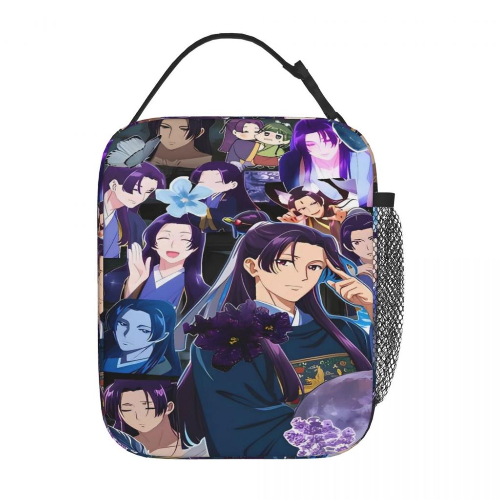 Enfermera En Apuros Lunch Box Lightweight Zip Lunch Box Work Print Cooler Carrier Fun Oxford Thermal Lunch Bags