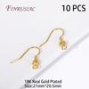 18K Gold Plated Earring Settings Jewelry Findings,Earring Hoops Ear wire/Earring Stopper Nuts/DIY Earring Making Supplies