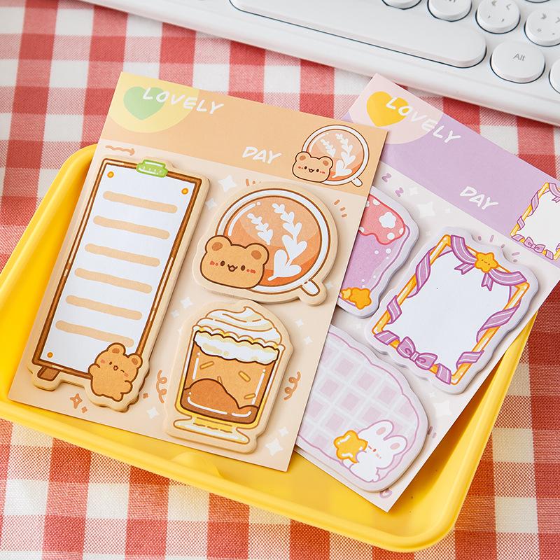 Irregular Shaped Cartoon Sticky Notes Memo Pad