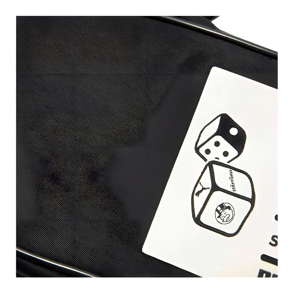 New PUMA STAFFONLY X MONOPOLY Collaboration Fabric Crossbody Bag, Shoulder Bag Unisex Black 079803-01