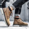 Fashion Autumn and winter men's boots Retro and British styles Outdoor Fashion Street Warm trendy youth shoes high quality 38-47