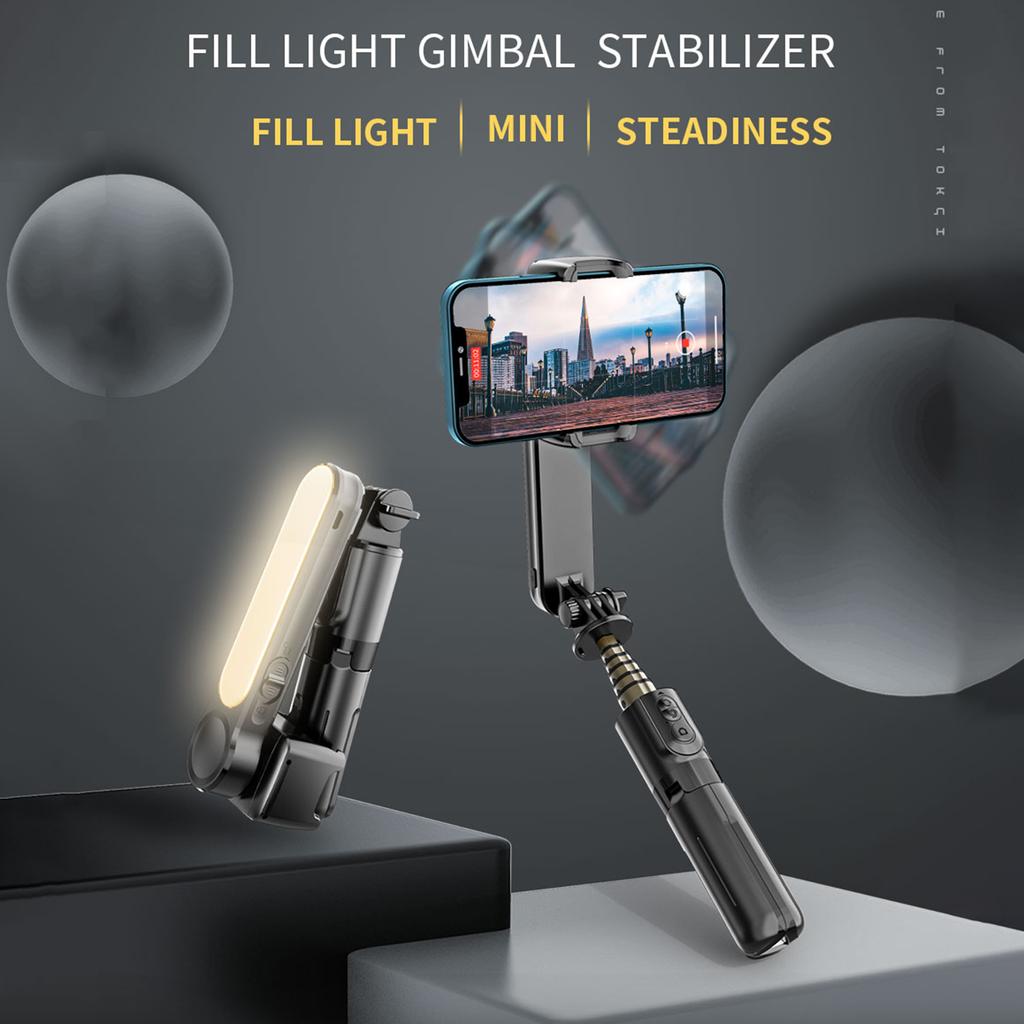 Πολυλειτουργικό Στικ Σέλφι 28,3 ιντσών, Επιτραπέζιο Τρίποδο, Σταθεροποιητής Gimbal με Τηλεσκοπικό Κοντάρι 6