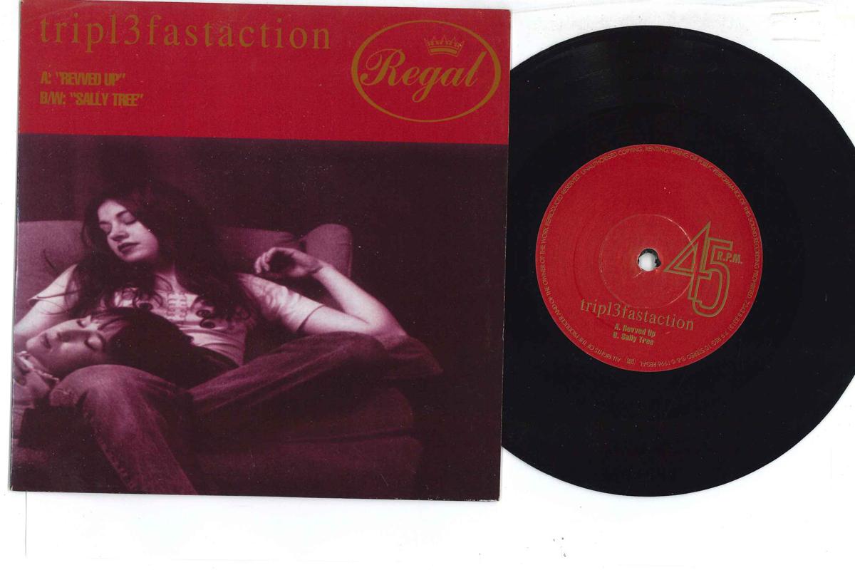 

7inch Record TRIPLEFASTACTION - Revved Up REG10 REGAL 1996 UK Rock Used