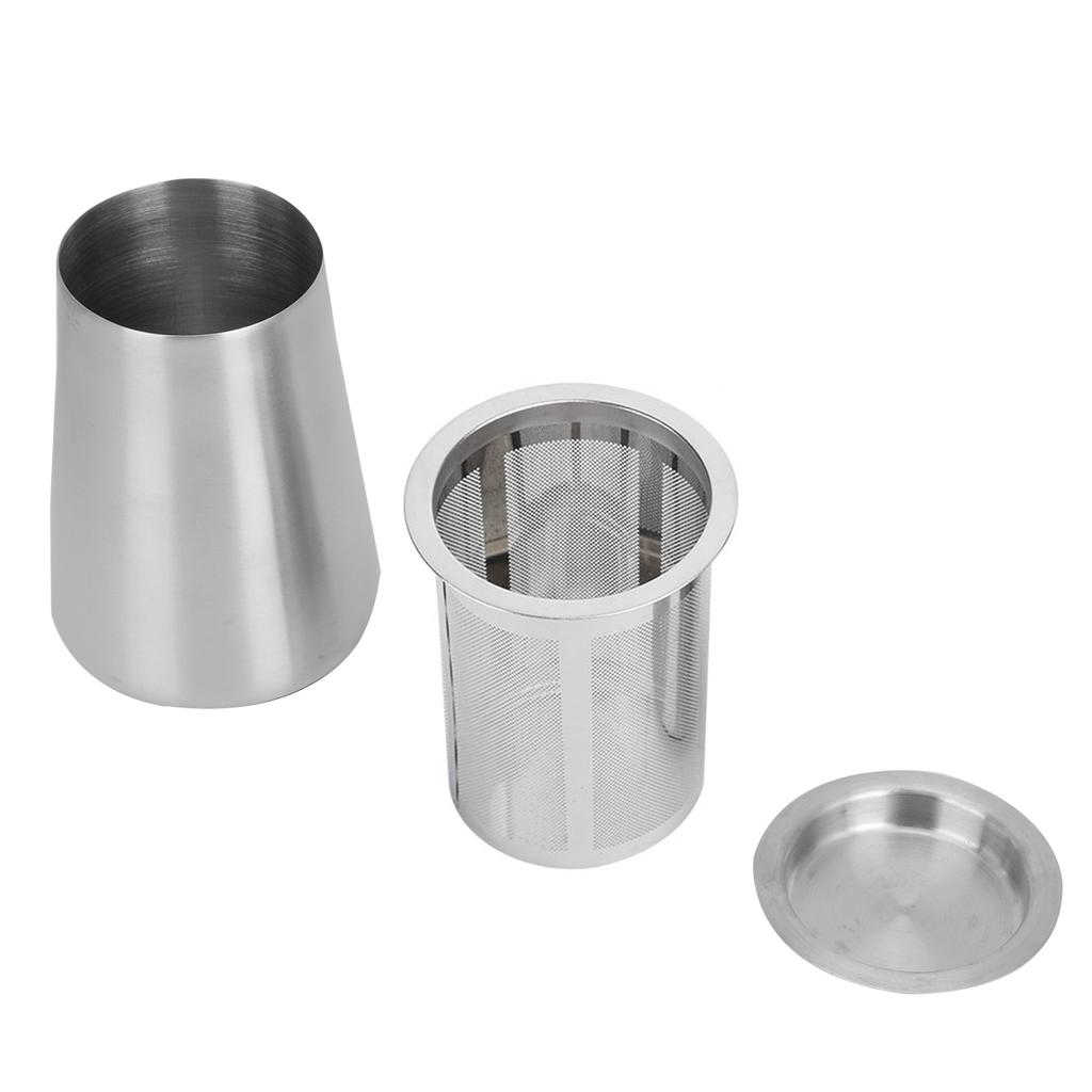 304 Stainless Steel Fine Mesh Coffee Powder Filter Sifter Sieve Container Coffee Accessories