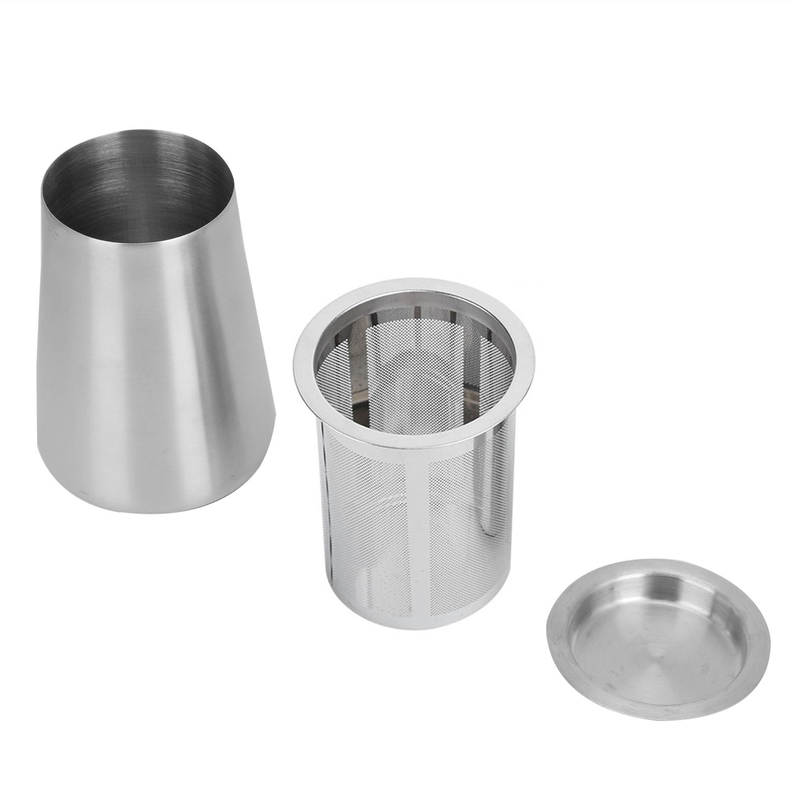 

304 Stainless Steel Fine Mesh Coffee Powder Filter Sifter Sieve Container Coffee Accessories