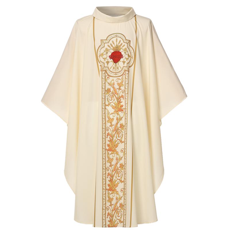 Festgewand Chasuble Messgewänder Robe Priester Cosplay Kostüm