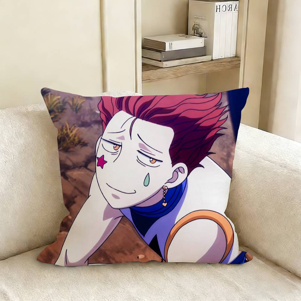 HHisoka HHunter X Hunter Pillow Cover Sofa Cushion Cover Home Room Decoration Children Gift