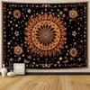 Golden Ginko Tapestry Nature Style Tapestry for Bedroom Celestial Starry Sky Tapestries Wall Hanging Aesthetic Room Decor Full