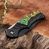 Portable outdoor folding fruit knife for kitchen supplies, sharp survival knife, suitable for camping and hiking