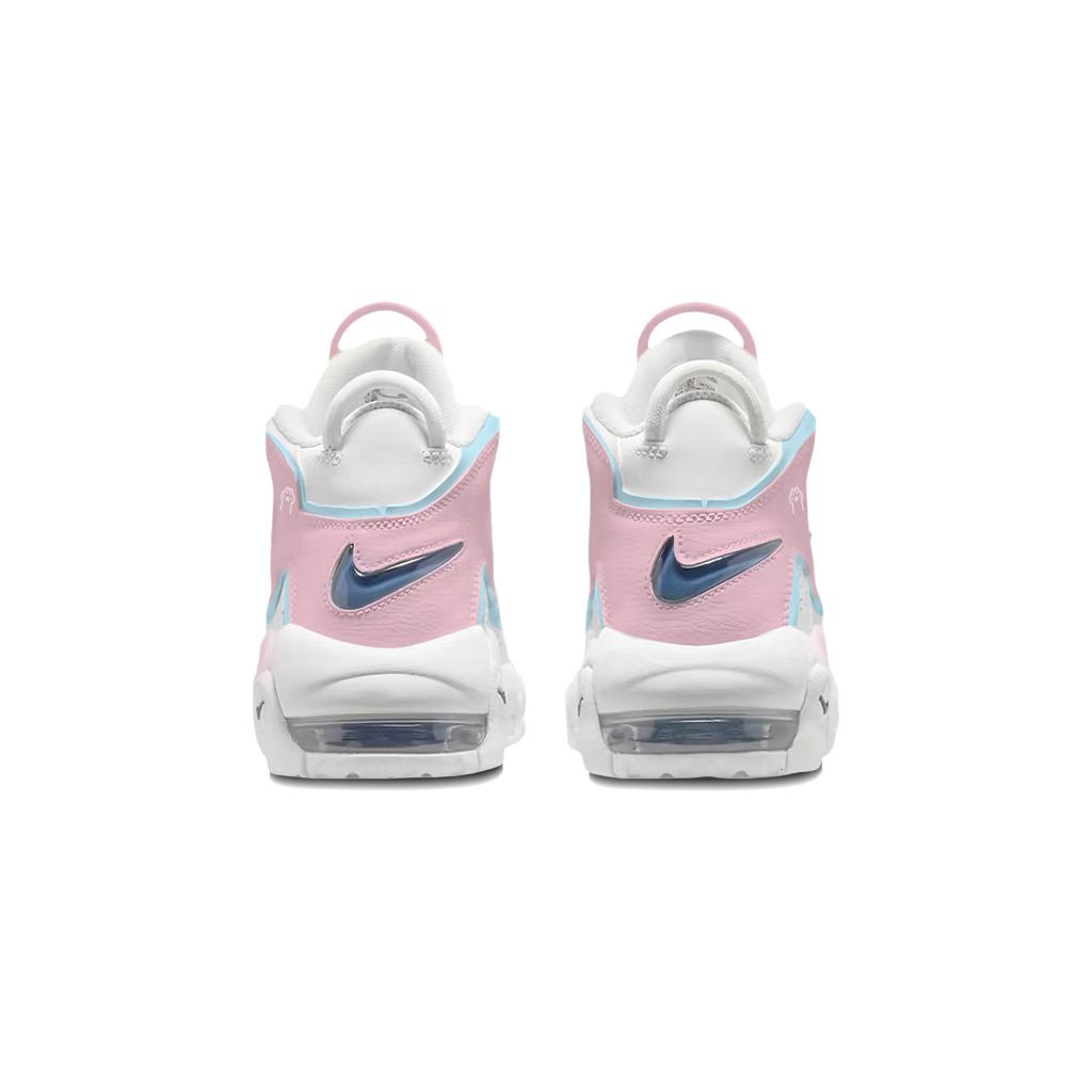 Nike Air More Uptempo Pink Blue Bubble Snow Cushioning Abrasion Resistant Cushioning, Wear Resistant Mid Top DH9719-100(Team1868-)
