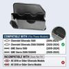 2PCS Bed Rail Stake Pocket Covers, Truck Bed Rail Hole Plugs Caps Compatible with Chevy Silverado 1500 2019-2026 & Silverado Sierra 2500 3500HD