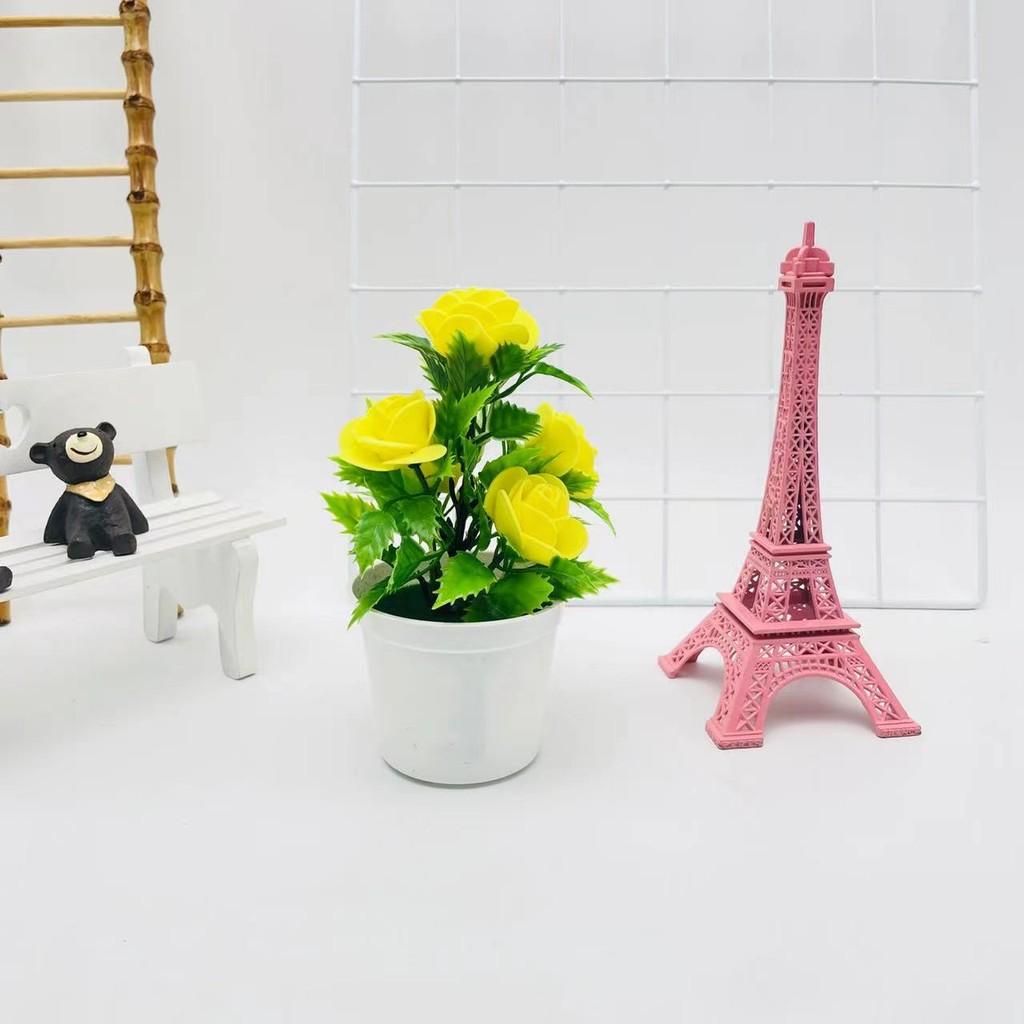 Artificial Rose Potted Plant For Wedding Photography And Home Decoration