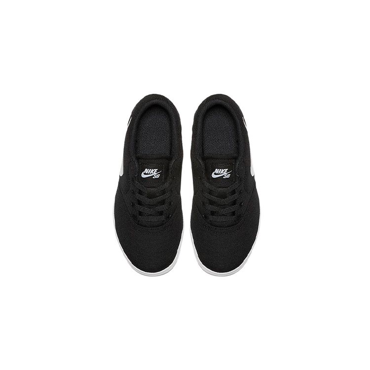 Nike Check Canvas SB PS Black Kids Sneakers White 905371-003