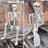 170cm Riesiges Lebensgroßes Menschliches Skelettmodell Horror Knochen Beweglich Halloween Dekoration