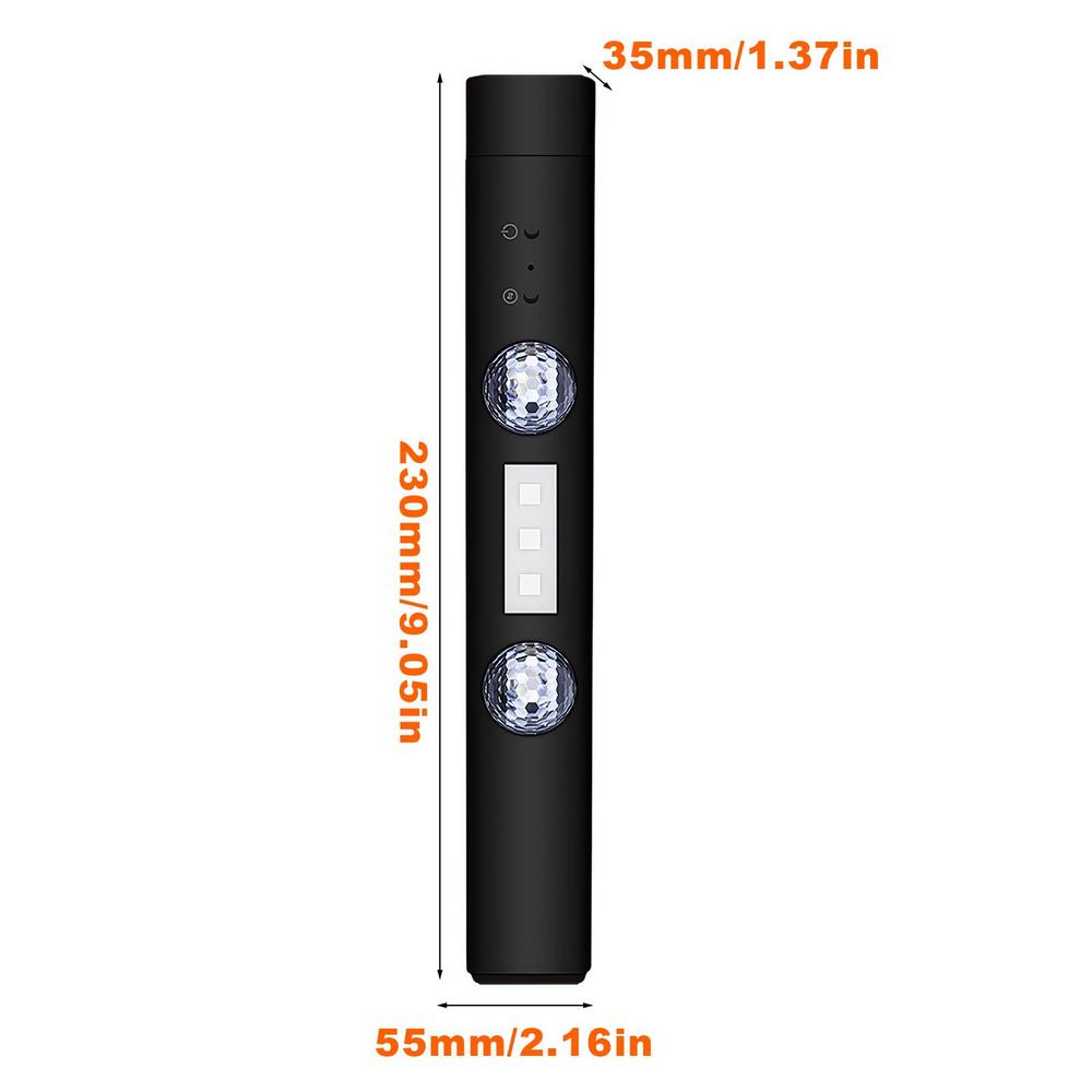 Car Interior LED Accent Lights RGB LED Lights Wireless Remote Control Internal Lighting Kit Multicolor With Music Mode For