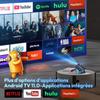 Mini projecteur - 720P - Wifi6 - BT5.0 - 2000:1 contraste