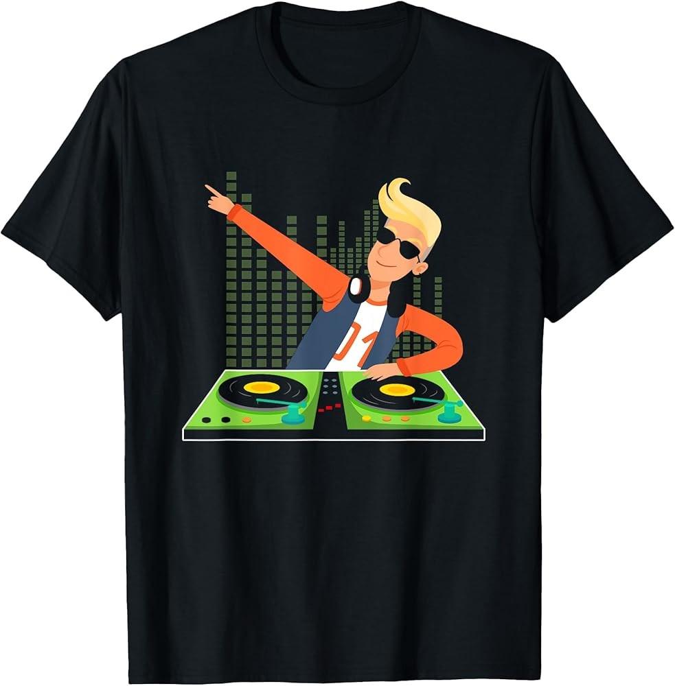 Крутая Ночная Клубная Музыка Ремикс Клубный Микс Музыка DJ Любитель Танцевальной Музыки Футболка Унисекс Футболка S