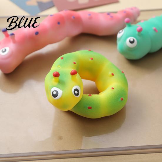 Kids Stress Relief Toy Caterpillar Stretchy Fidget Sensory Squeeze 3D Slow Rebound Worm Rising for Adults
