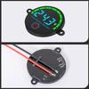 Universal DC 7-55V Round LED Battery Level Indicator W Power-off Memory Function Battery Level Display Battery Level Indicator