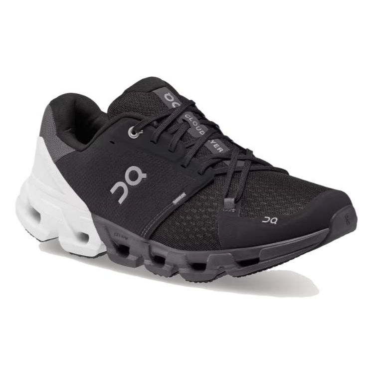 ON Cloudflyer 4 Wide Black White Women Sneakers 81.98663