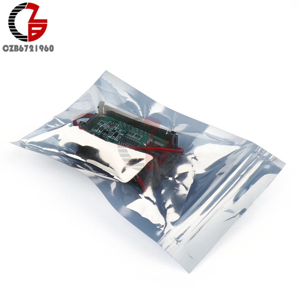 Car Battery Charge Level Indicator 12V 24V 36V 48V 60V 72V Lithium Battery Capacity Meter 0.56" LED Digital Voltmeter Tester