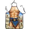 Funny Printing Apron For Kitchen Cleaning Polyester Waterproof Cooking Chef Cooking Gift For Adults