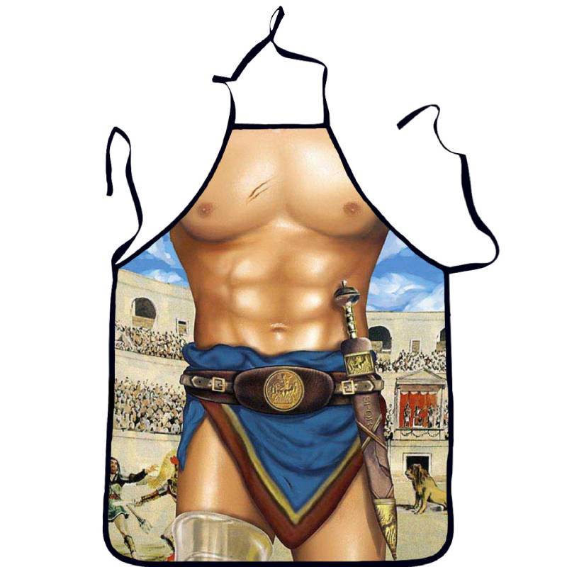 Funny Printing Apron For Kitchen Cleaning Polyester Waterproof Cooking Chef Cooking Gift For Adults