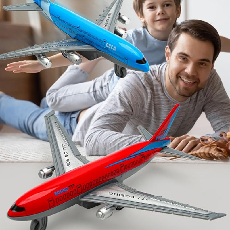 1/2 Stück Sammellegierung B777 A380 Flugzeug für Jungen Kinder Geschenk Simulationsmetallflugzeug 1:400 Aluminium Verkehrsflugzeug Modell Spielzeug