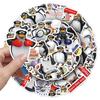 William Tell Penguin Creative Animation Stickers, 50 Sheets for Scooters & Backpacks
