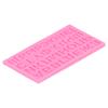 Russian Letters Mold Liquid Silicone Cake Chocolate Mold DIY Baking Mold for Bakery HomePink