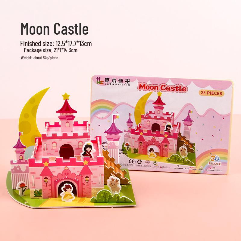 3D Children's DIY Paper Puzzle Model - Early Education Toy & Gift