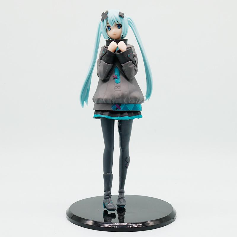 

New Hatsune Miku In A World With Closed Windows Anime Figure Kwaii Miku Action Figures Model Toys Christmas Gifts