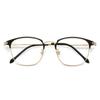 Classic Semi Rimless Anti Blue Light Blocking Glasses Metal Frame Men Square Ray Filter Eyeglasses Frames Computer Women Goggles