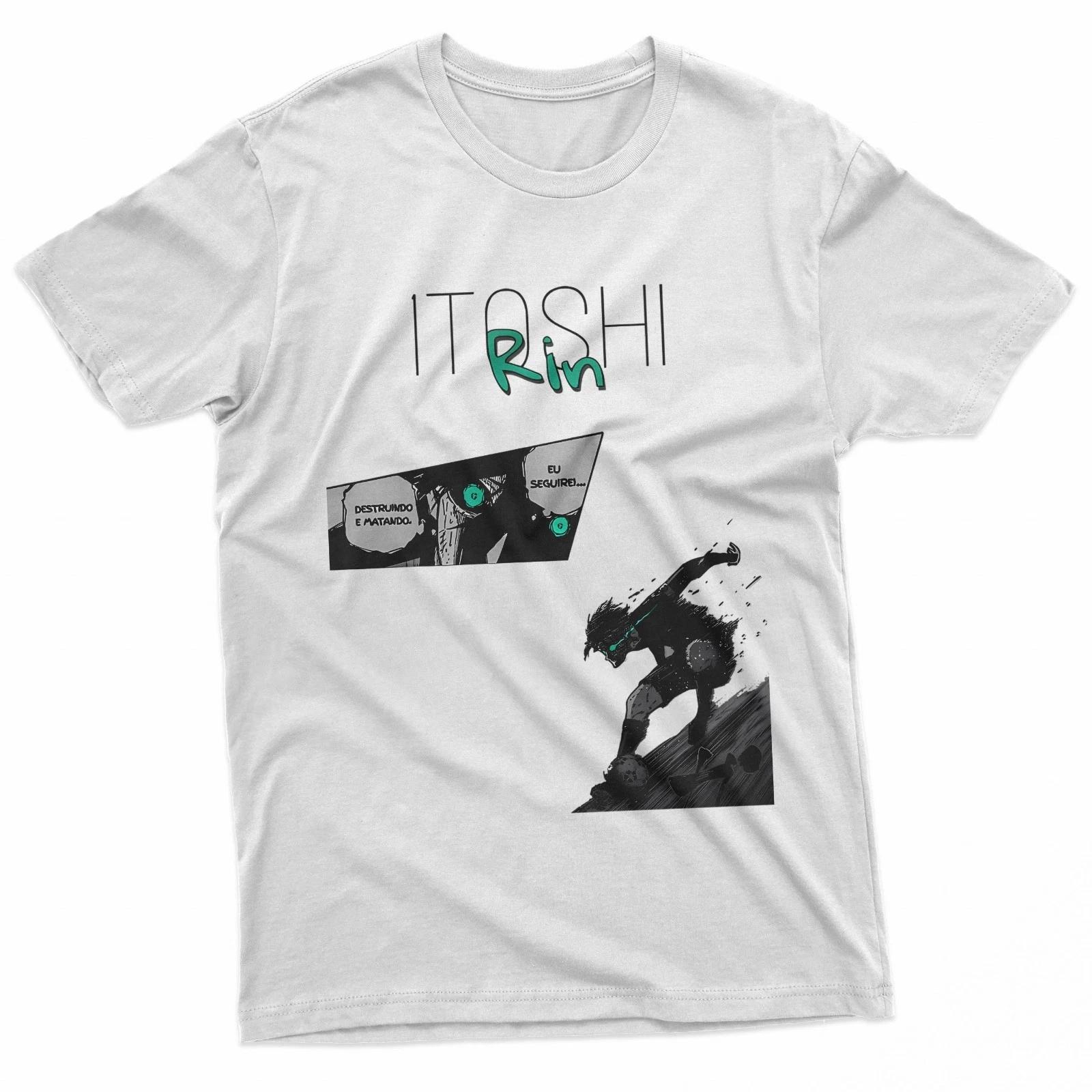 Rin Itoshi Blue Lock Neon Art T-Shirt 2XL