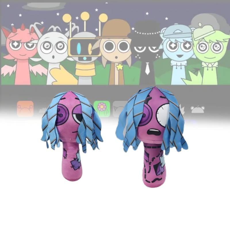 Sprunki Game Blue Plush Toy Stuffed Animals Dolls Cartoon Children Cute Gift