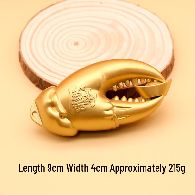 Metal Crab Claw Ingot: Rotating Handpiece Home Decor & Stress Relief Gift
