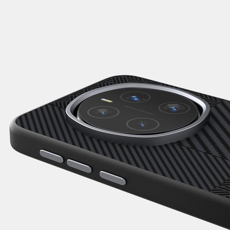 Etui na Honor Magic 7 Slim Sztywne Magsafe Magnetyczna Bezprzewodowa Ładowarka Pokrowiec z Włókna Węglowego Honor Stop Soczewka Antypoślizgowy Chwyt