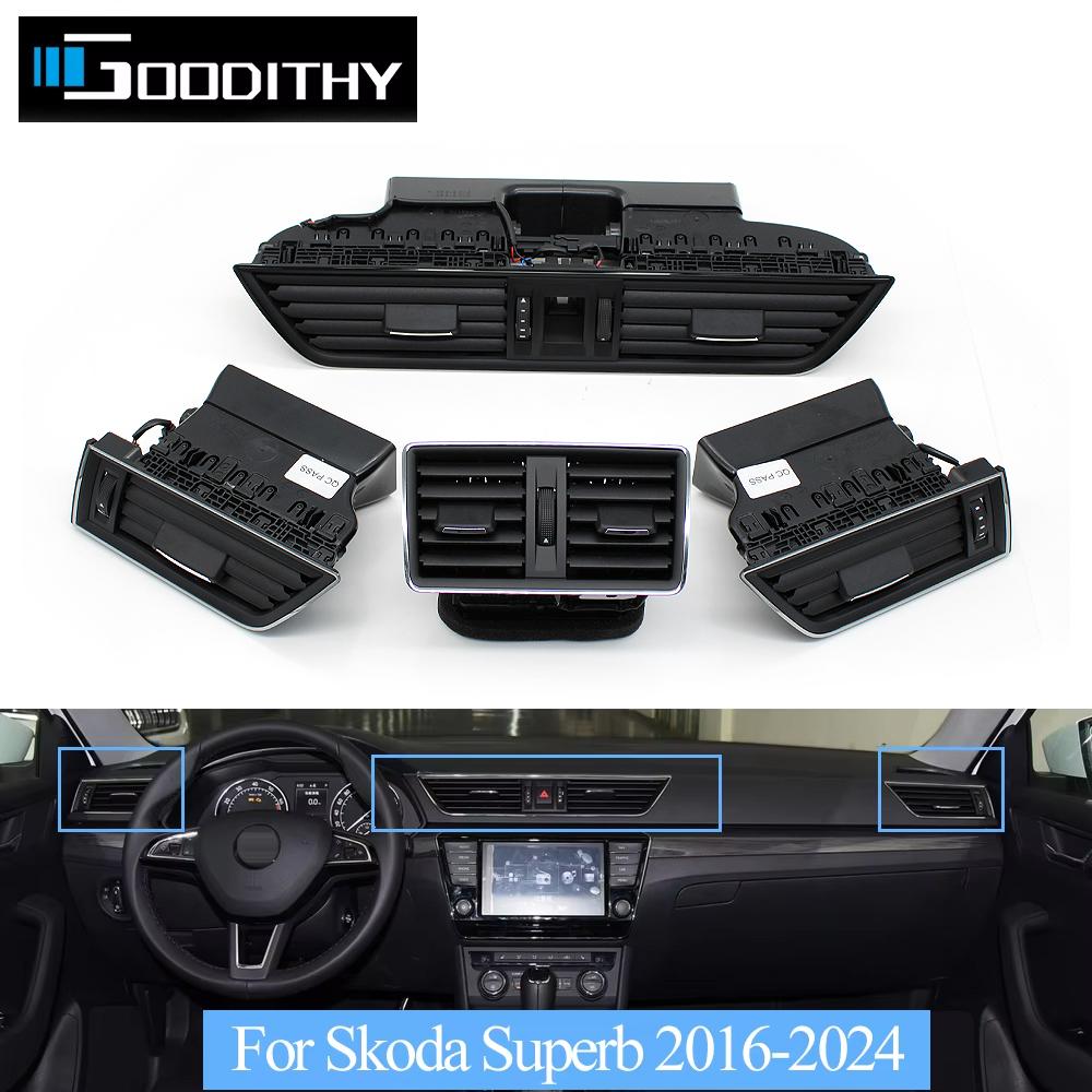Assemblaggio Griglia Bocchetta Aria Condizionata Centrale Anteriore Sinistra Destra per Skoda Superb 2016-2024 3VD819701
