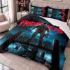 Friday the 13th Jason Voorhees 3Pcs Bedding Set Duvet Cover With Two Pillowcases For Bedroom Home Decoration
