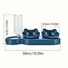 Pet Bowls with Water Feeder 3 In 1 Ear Design Tilted Cat Water and Food Bowl Set with Gravity Water Bottle for Neck Protection