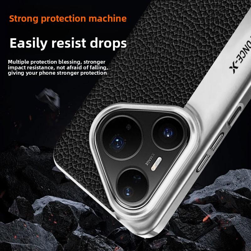 For Huawei Pura 80 Ultra Case Luxury litchi Leather Camera Protective Back Cover Case For Huawei Pura 80 70 Pro Plus Phone Shell