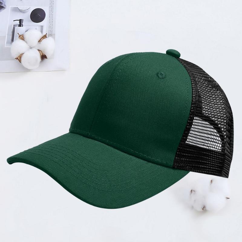 

Cotton Baseball Net Cap Summer Travel Shade Sun Protection Cap Embroidery Adjustable