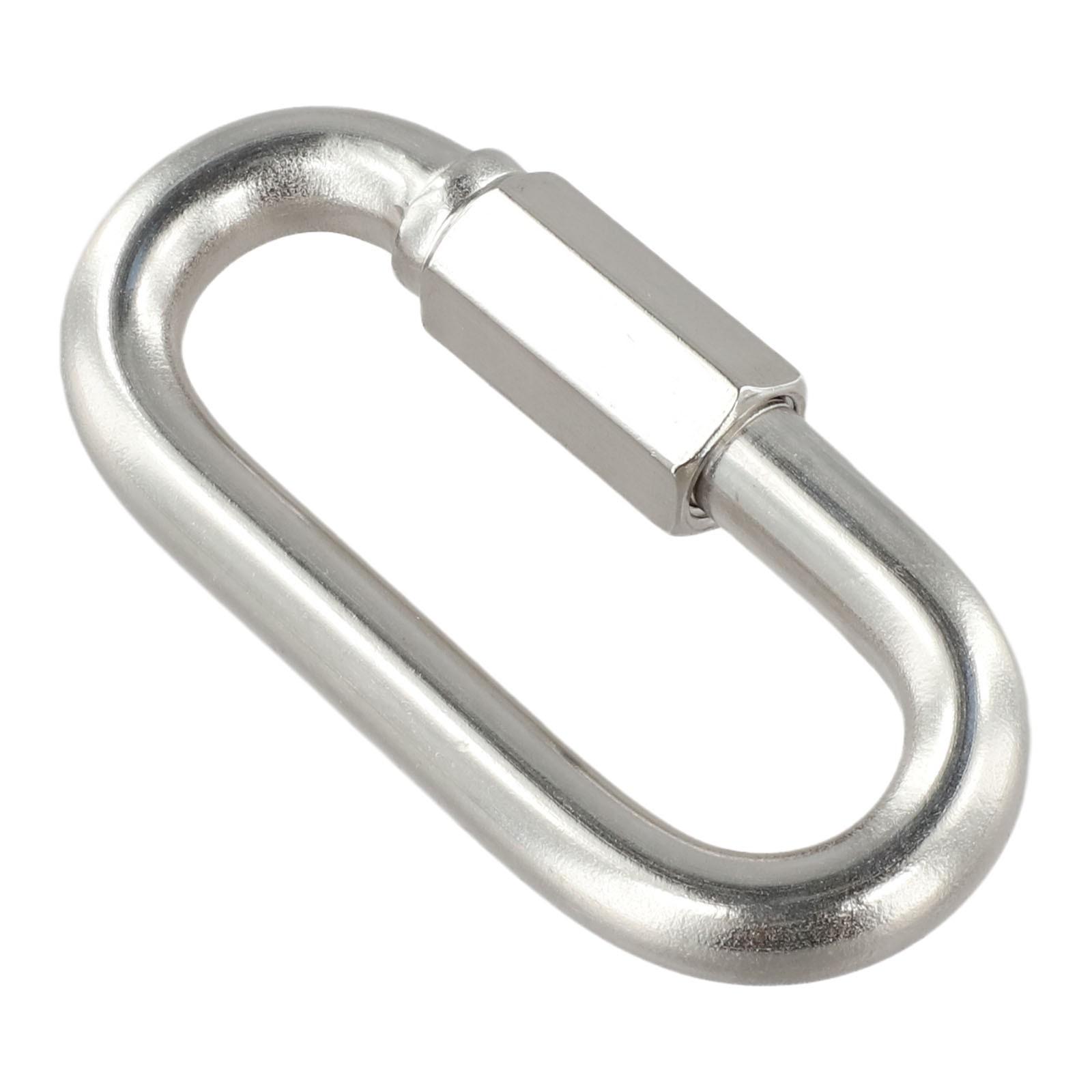 316 Stainless Steel Quick Link Chain Connector for Yachts and Diving Activities 7mm