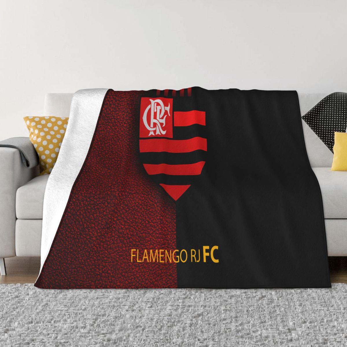 Плед CR Flamengo 2023 из ультрамягкого микрофлиса 30x40in